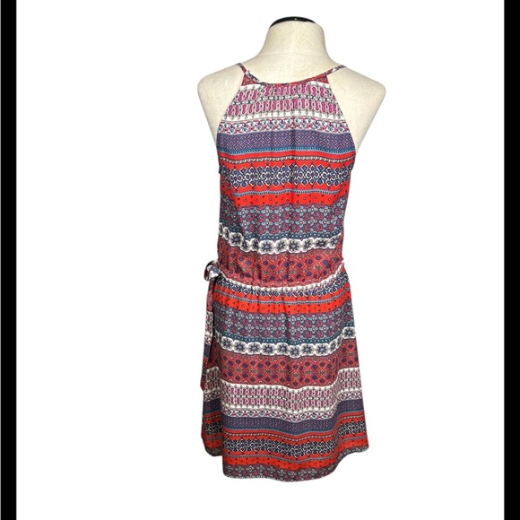 Collective Concepts Red and Blue/Striped Spaghetti Strap Sundress. Size S. - Picture 3 of 8
